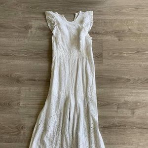 White Lace Jumpsuit